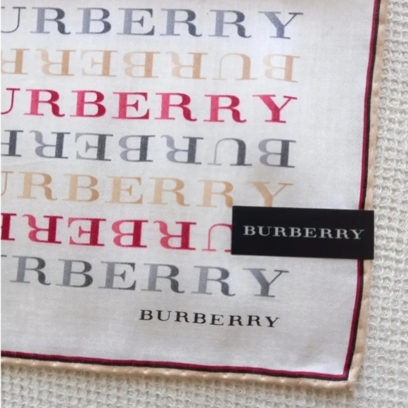 Burberry Silk Hankerchief | Rare Pink | Never Used - Picture 1 of 7